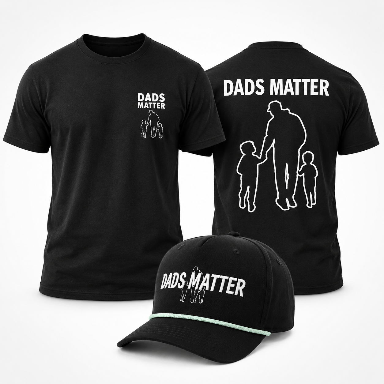 The Everyday Dad Bundle - I'm Present Tee + Rope Hat